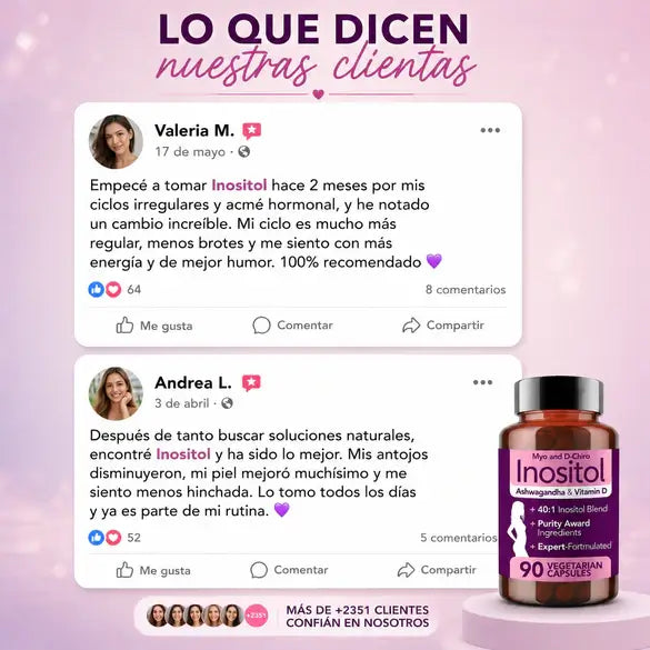 Inositol Myo + D-Chiro con Ashwagandha & Vitamina D